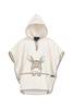 Morgenstern Badeponcho, Esel, reine Baumwolle creme, 1-3 Jahre